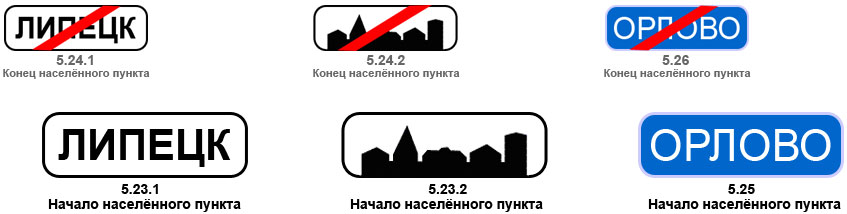 Конец начало 5. Дорожный знак конец населенного пункта. Начало и конец населенного пункта. Знак начало населенного пункта. Коней населеного пункту.